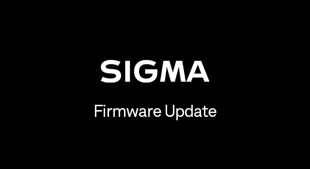 Firmware update for SIGMA Global Vision lenses in Sony E-mount